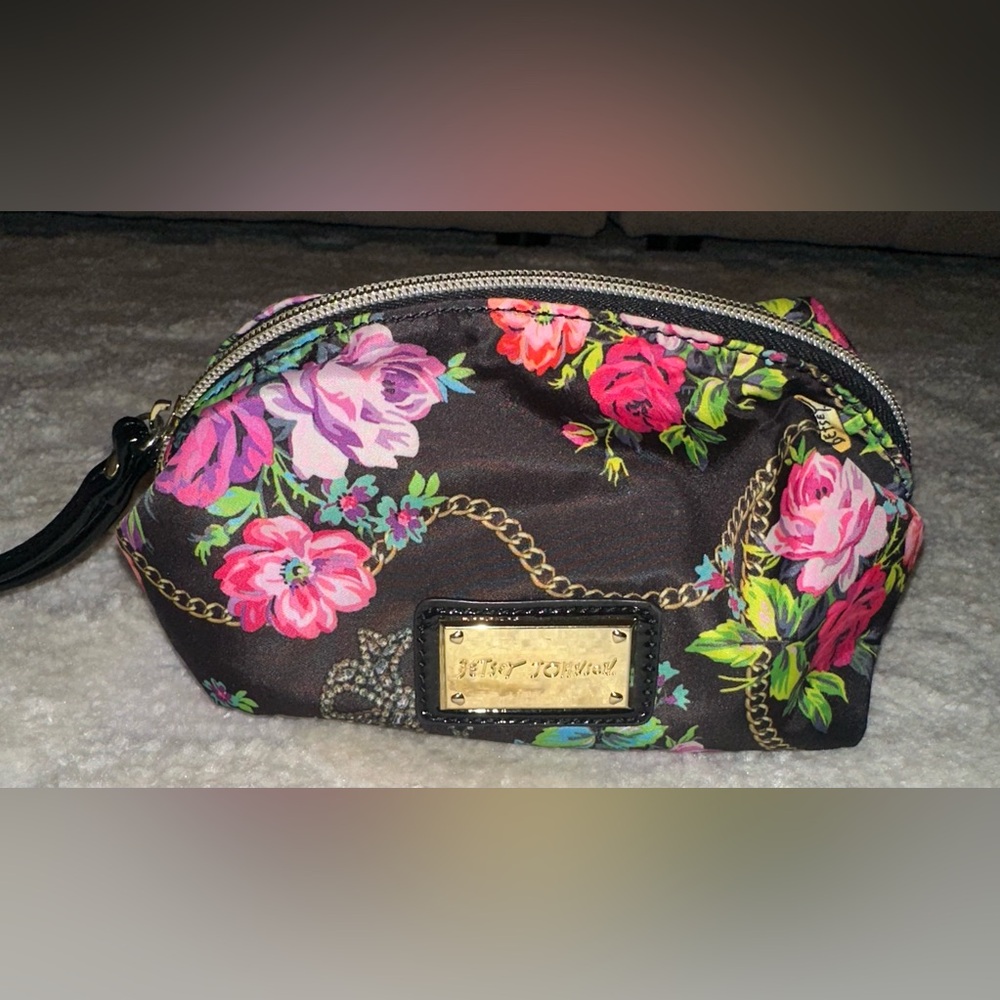 Betsey Johnson Floral Women's Bag with Gold Accents
